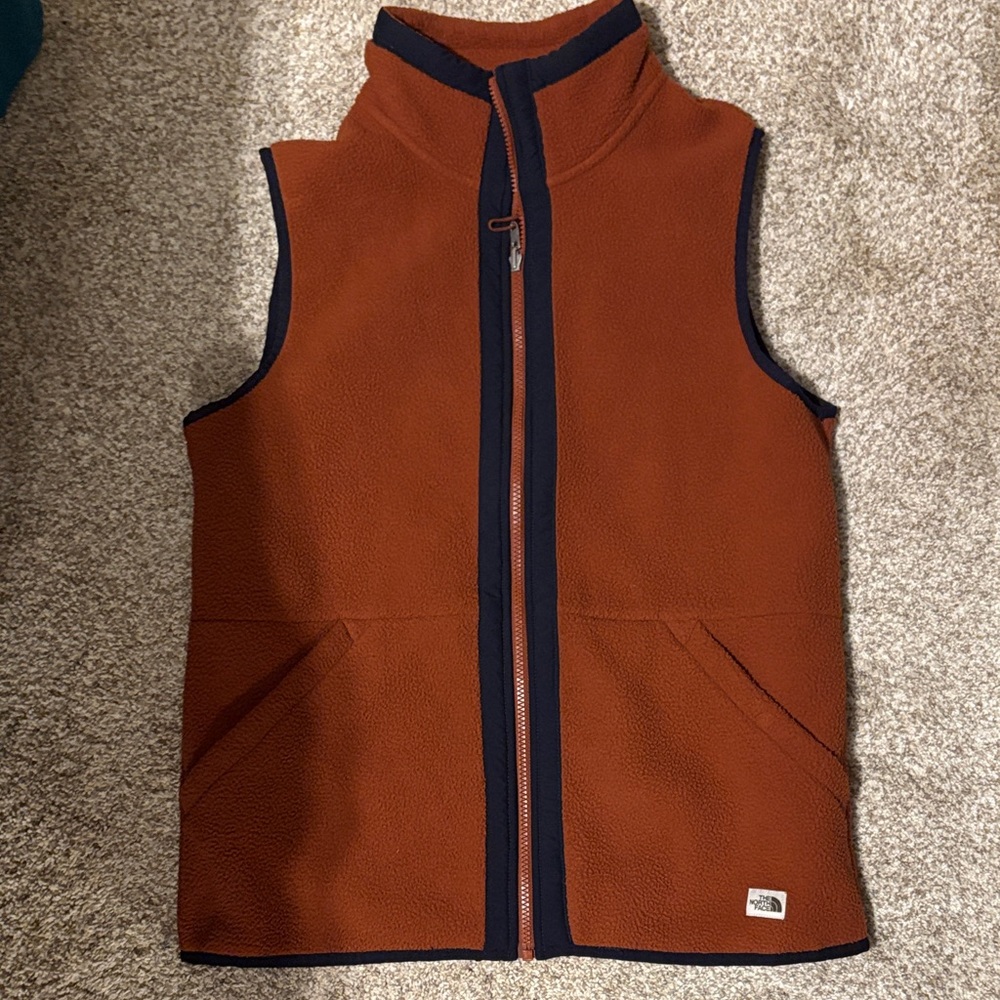 The North Face Men's Rust Vest with Navy Accents